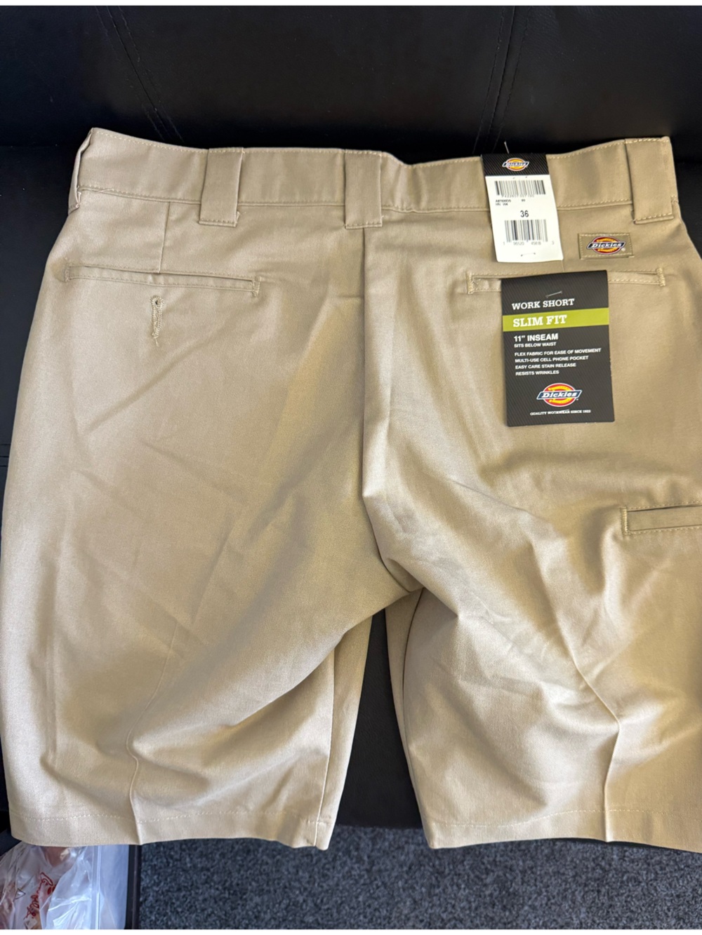 Dickies Men’s Khaki Work Shorts - Light Tan